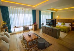 TV o dispositivi per l'intrattenimento presso Jinling Onejoy Hotel