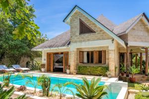 Bassein majutusasutuses private pool cottage diani beach või selle lähedal