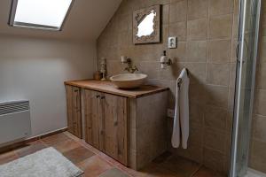 Koupelna v ubytování Chalupa v Želivě