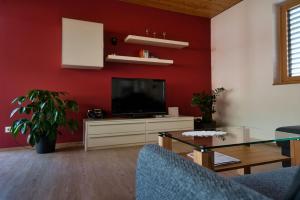 TV a/nebo společenská místnost v ubytování Appartement Elisa