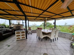 Balkón nebo terasa v ubytování Garden apartment