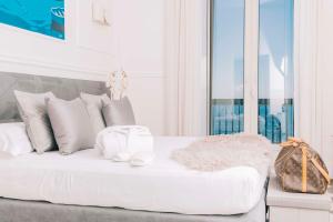 Posteľ alebo postele v izbe v ubytovaní Hotel Stabia