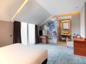 Cama ou camas em um quarto em Ibis Styles Istanbul Atasehir