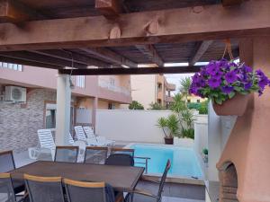 Balkón alebo terasa v ubytovaní Apartments Benic