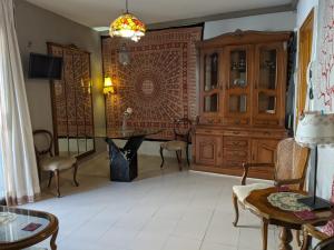 TV a/nebo společenská místnost v ubytování Apartament Elizabet