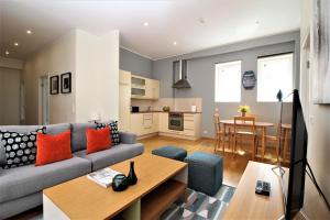A kitchen or kitchenette at Tallinn City Apartments - Old Town