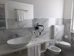 Koupelna v ubytování La Quiete Park Hotel