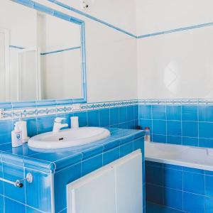 Koupelna v ubytování Il carrubo B&b