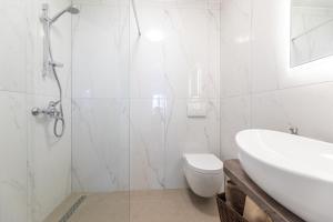 Koupelna v ubytování Apartman Gržetić