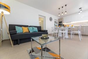 Kuchyň nebo kuchyňský kout v ubytování Apartman Gržetić