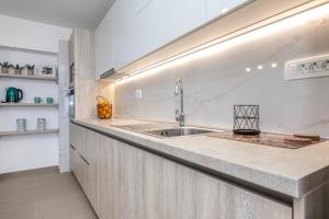 Kuchyň nebo kuchyňský kout v ubytování Apartman Gržetić