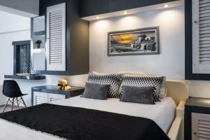 Postel nebo postele na pokoji v ubytování Plastiras Rooms