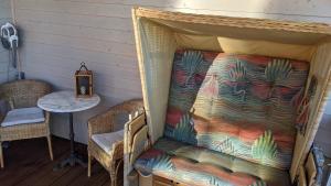 Posezení v ubytování Ferienwohnung Kern Hitzacker