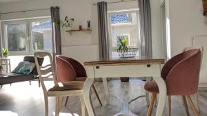Posezení v ubytování Ferienwohnung Kern Hitzacker