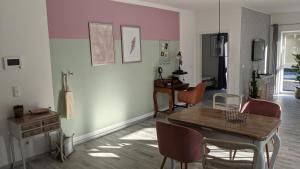 Posezení v ubytování Ferienwohnung Kern Hitzacker