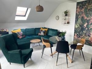 Posezení v ubytování Nova Apartamenty Rewa
