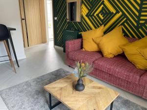 Posezení v ubytování Nova Apartamenty Rewa