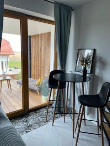Posezení v ubytování Nova Apartamenty Rewa
