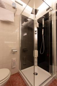 Koupelna v ubytování Hotel Pineta