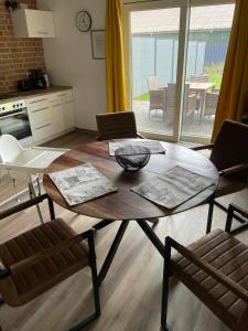 Kuchyň nebo kuchyňský kout v ubytování Jahn Apartments