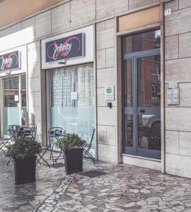 The building in which a vendégházakat is located