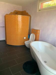 Kúpeľňa v ubytovaní Villa au bord du lac de Morat avec vue imprenable
