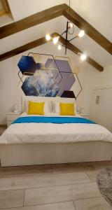 Postel nebo postele na pokoji v ubytování Guest House Galeb2