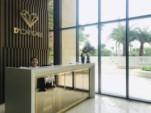 Ο χώρος του λόμπι ή της ρεσεψιόν στο Hanoi D'Capitale Luxury Serviced Apartment +41 φωτογραφίες