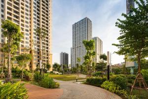 Κήπος έξω από το Hanoi D'Capitale Luxury Serviced Apartment