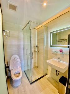 Phòng tắm tại LIA Homestay Grand World Phu Quoc - Sunny Venice Apartment
