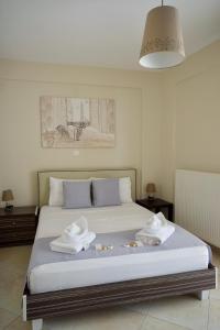Postel nebo postele na pokoji v ubytování Casa Ideale