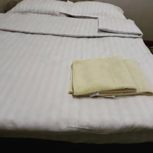 Postel nebo postele na pokoji v ubytování Azimut