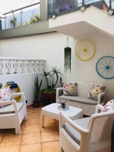 Posedenie v ubytovaní Apartamento Morrocoy