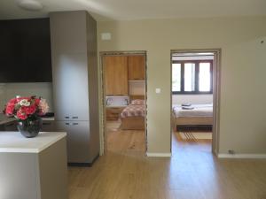 Posteľ alebo postele v izbe v ubytovaní Apartments Amfa