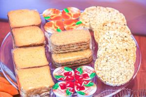 a tray of food with sandwiches and other snacks at Armonia Galeta in Nardò