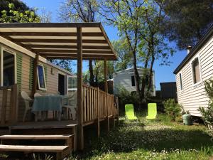 Zahrada ubytování Mobil Home pour 6 personnes climatisé à quelques minutes des plages