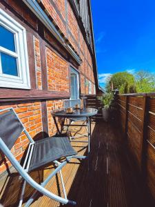 Ein Balkon oder eine Terrasse in der Unterkunft Pauernhof Ferienwohnungen