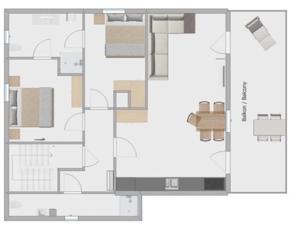 Plán poschodí v ubytovaní AlpenApart Montafon - Appartement Grabi