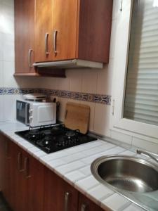 Kuchyň nebo kuchyňský kout v ubytování Aurora... Pisos en alquiler Granada. Armilla