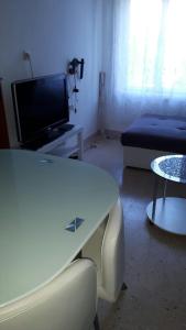 TV in/ali zabaviščno središče v nastanitvi Apartments Pavelić