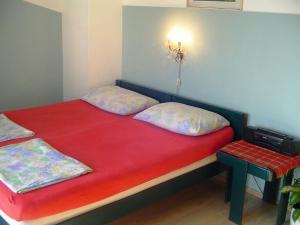 Posteľ alebo postele v izbe v ubytovaní Apartment in Pakoštane with sea view, balcony, WiFi (3539-1)