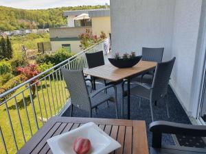 Balkón nebo terasa v ubytování Ferienwohnung Schlossblick Bad Breisig + 9 fotografií