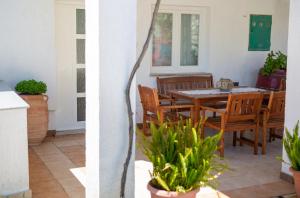 Patio nebo venkovní prostory v ubytování Apartments Rose