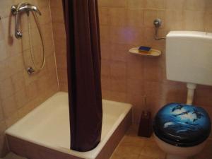 Kúpeľňa v ubytovaní Apartment in Pakoštane with sea view, balcony, WiFi (3539-2)