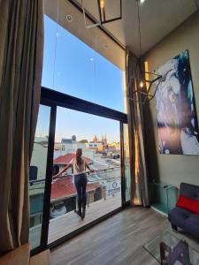 ระเบียงหรือลานระเบียงของ Casa Arandas Hotel - Suits