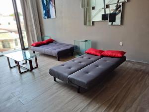 พื้นที่นั่งเล่นของ Casa Arandas Hotel - Suits