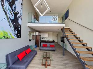 พื้นที่นั่งเล่นของ Casa Arandas Hotel - Suits