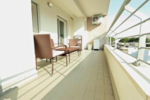 Un balcon sau o terasă la Appartamento ad Alba Adriatica