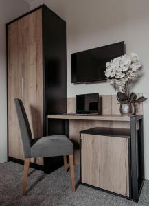 TV a/nebo společenská místnost v ubytování NOVA Apartamenty&Pokoje