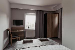 TV a/nebo společenská místnost v ubytování NOVA Apartamenty&Pokoje